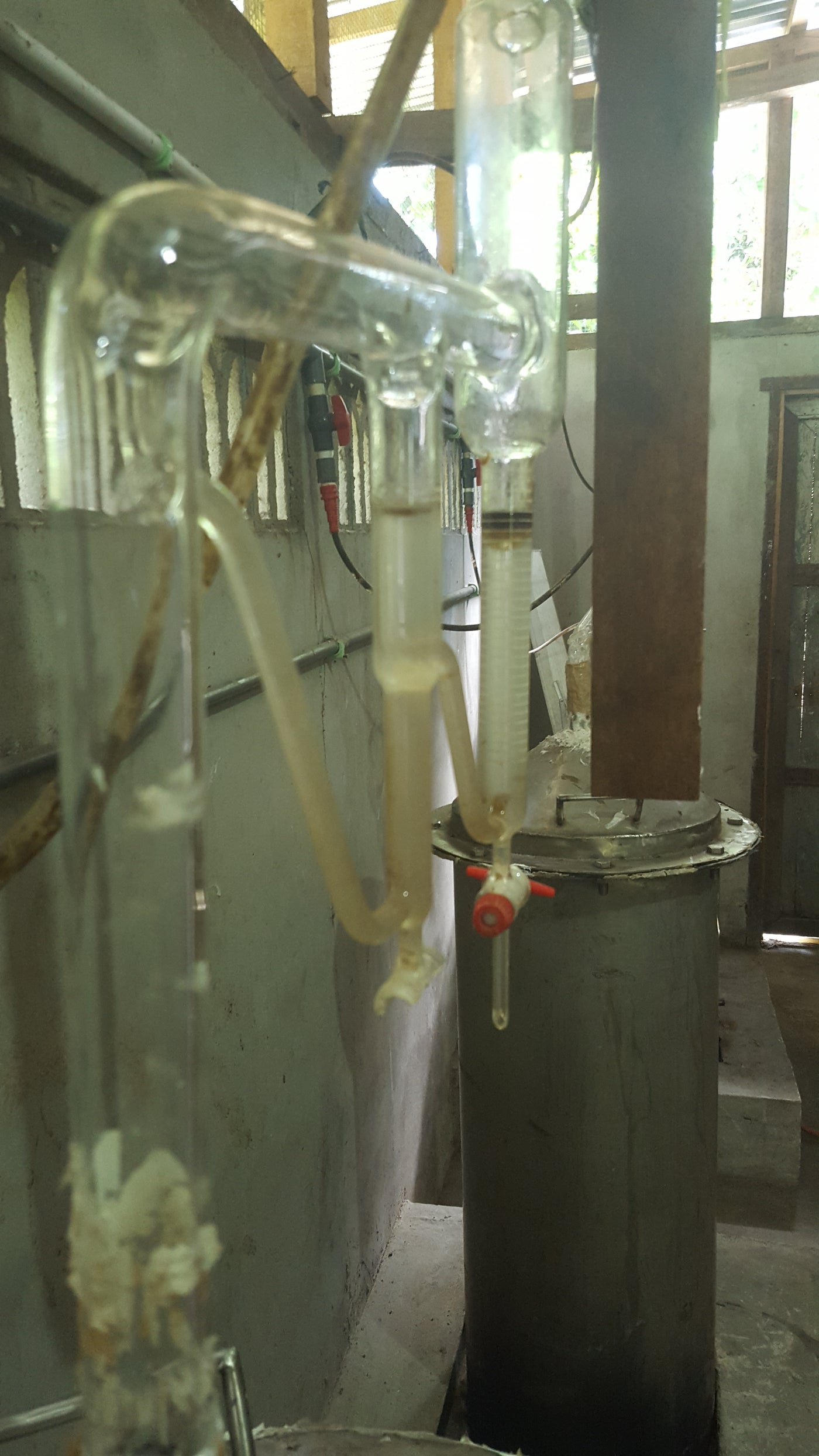 Yogyakarta Java riverbank distillery